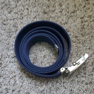 Navy Woven Belt